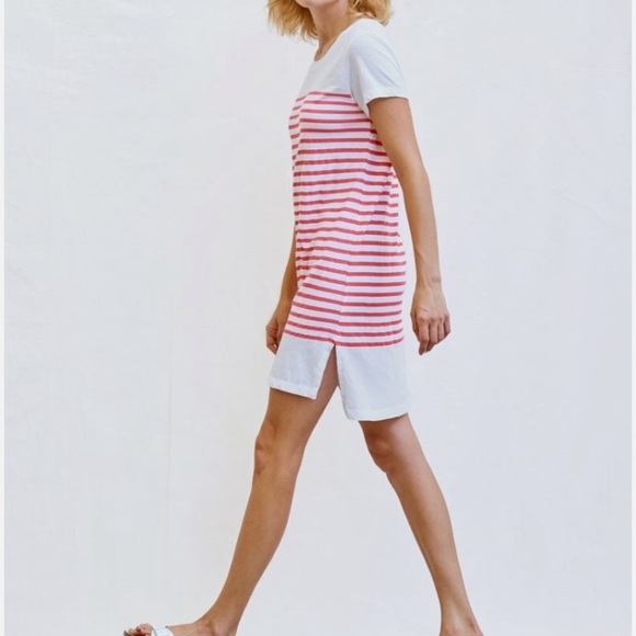 NWT Sundry Striped T-Shirt Dress - Picture 2 of 8